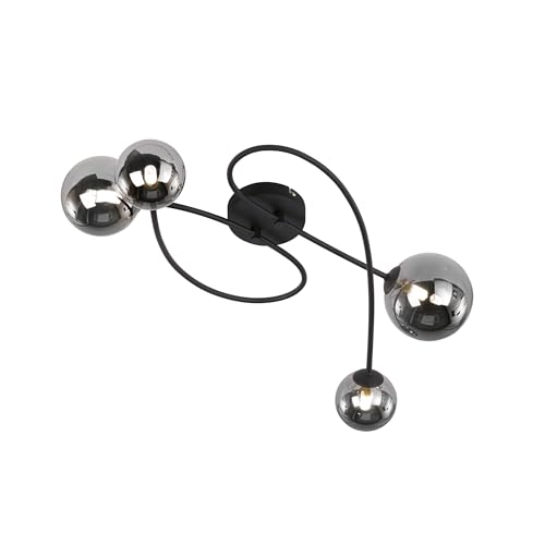 fischer-honsel-bala-deckenleuchte-sandschwarz-rauchglas-78-5-cm-4x-g9-led image 2