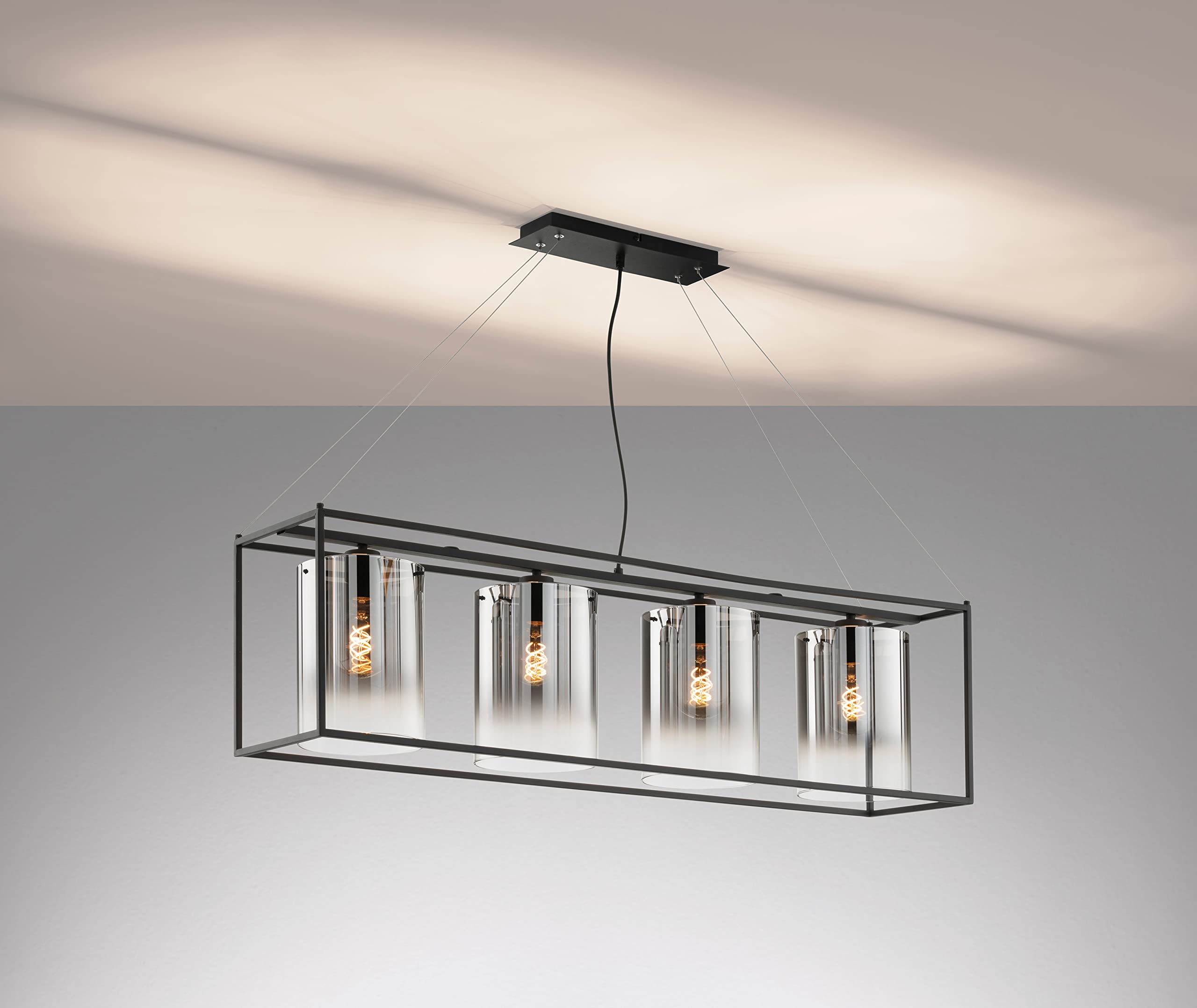 fischer-honsel-pendelleuchte-samu-4-flammig-sandschwarz-rauchglas-115-cm image 3